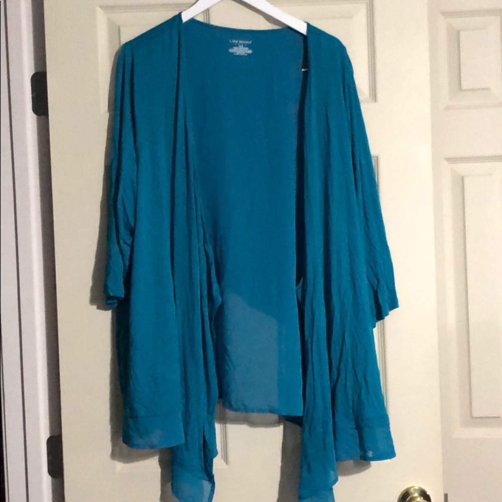 Bright blue cardigan. NWT
